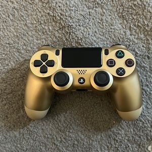 Gold PS4 controller